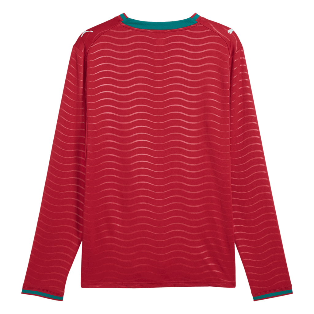 Portugal Domicile Maillot Manches Longues - Coupe du Monde 2026 Rouge