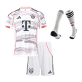 Munich Extérieur Maillot Kit 2025/26 Enfant Blanc