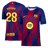 ROONY #28 Barcelone Domicile Maillot 2025/26 Rouge et Bleu - Super