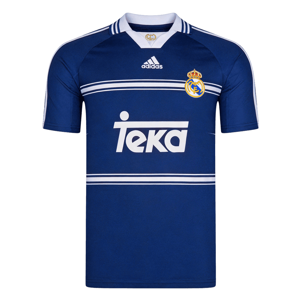 Retro Real Madrid Extérieur Maillot 1998/99 Bleu marine