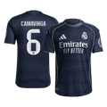 CAMAVINGA #6 Real Madrid Extérieur Maillot 2025/26 Bleu marine Authentique