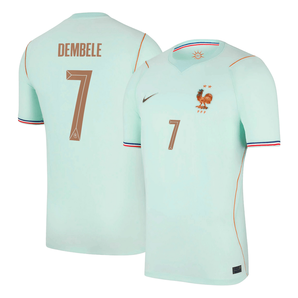 DEMBELE #7 France Extérieur Maillot - Coupe du Monde 2026 Bleu