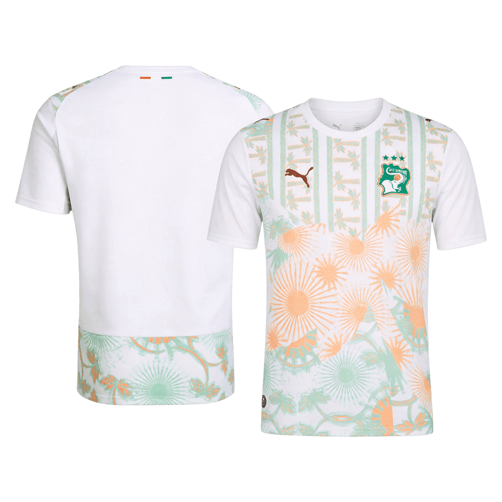 Côte d'Ivoire Extérieur Maillot - Coupe du Monde 2026 Blanc