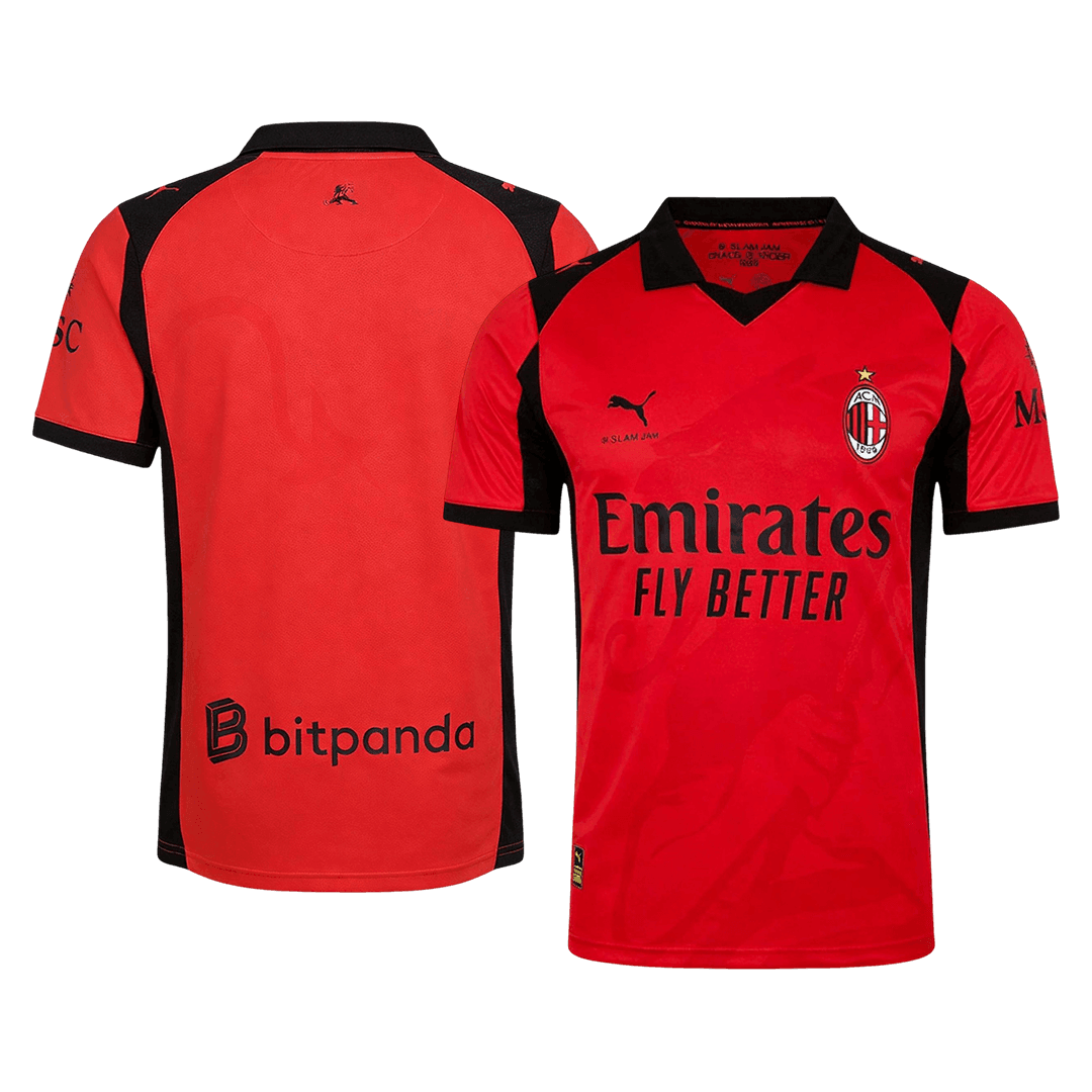 AC Milan Maillot 2025/26 Rouge Grande Taille