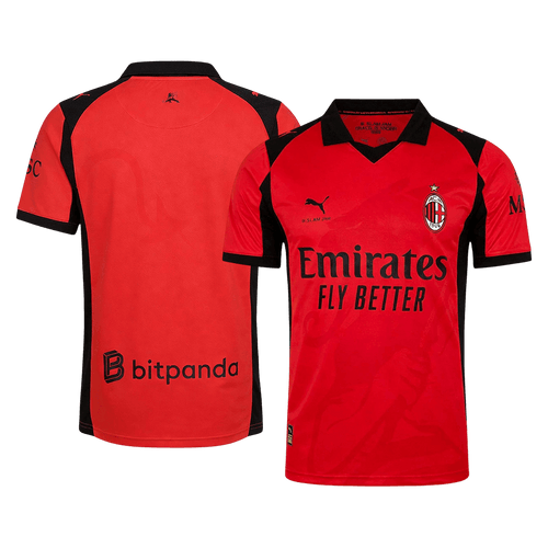 AC Milan Maillot 2025/26 Rouge Grande Taille