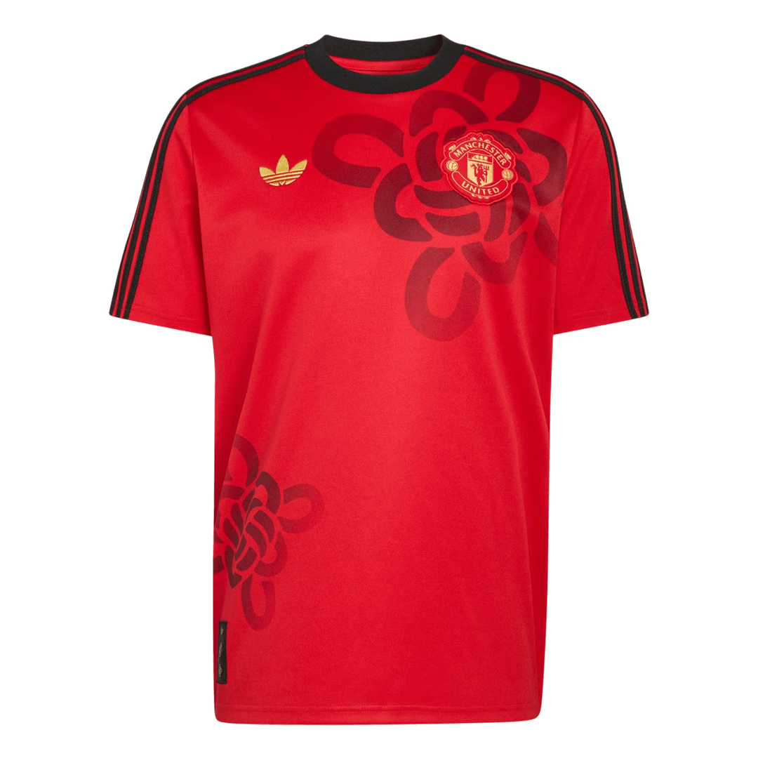 Manchester United Maillot 2025/26 Rouge Grande Taille