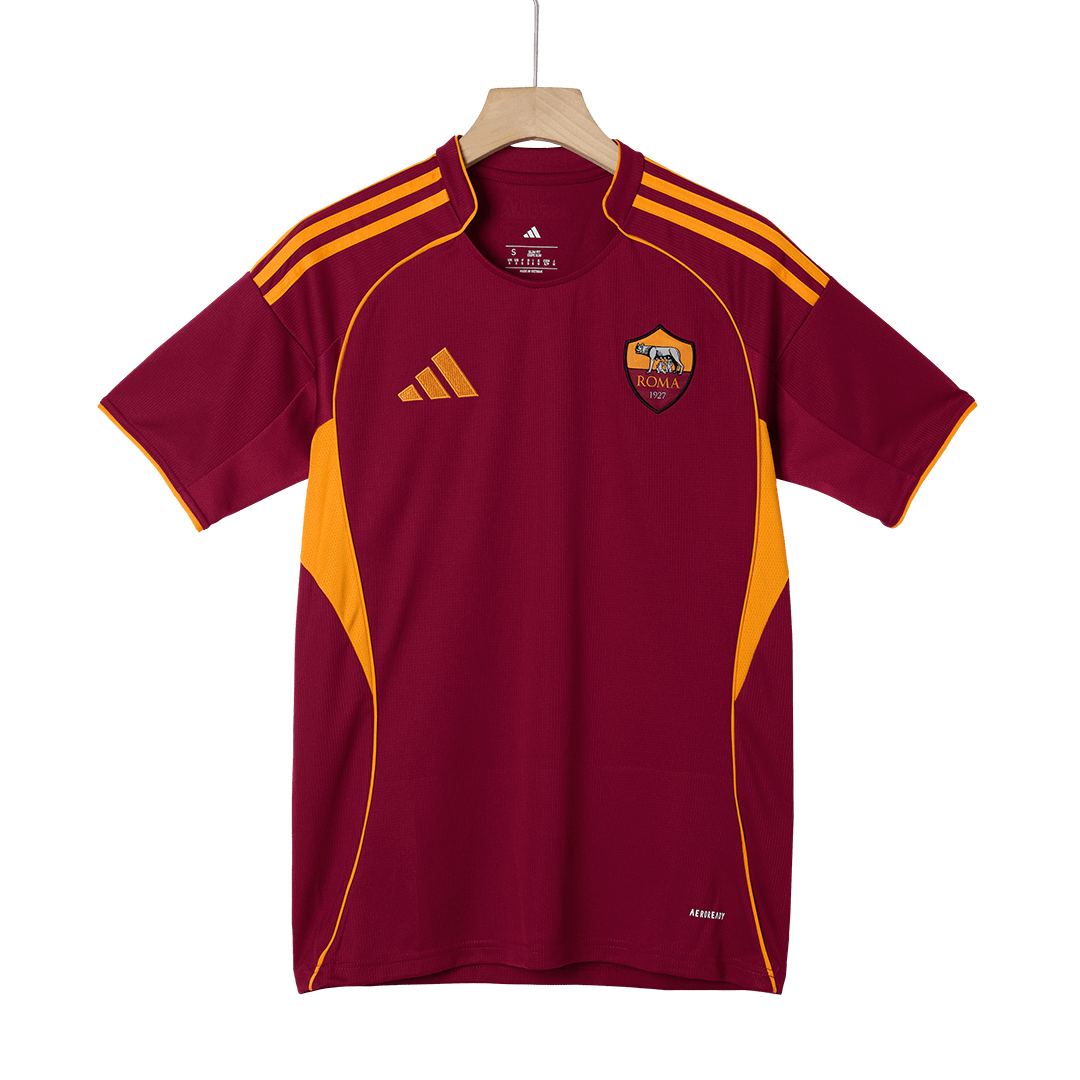 Roma Domicile Maillot Kit 2025/26 Rouge