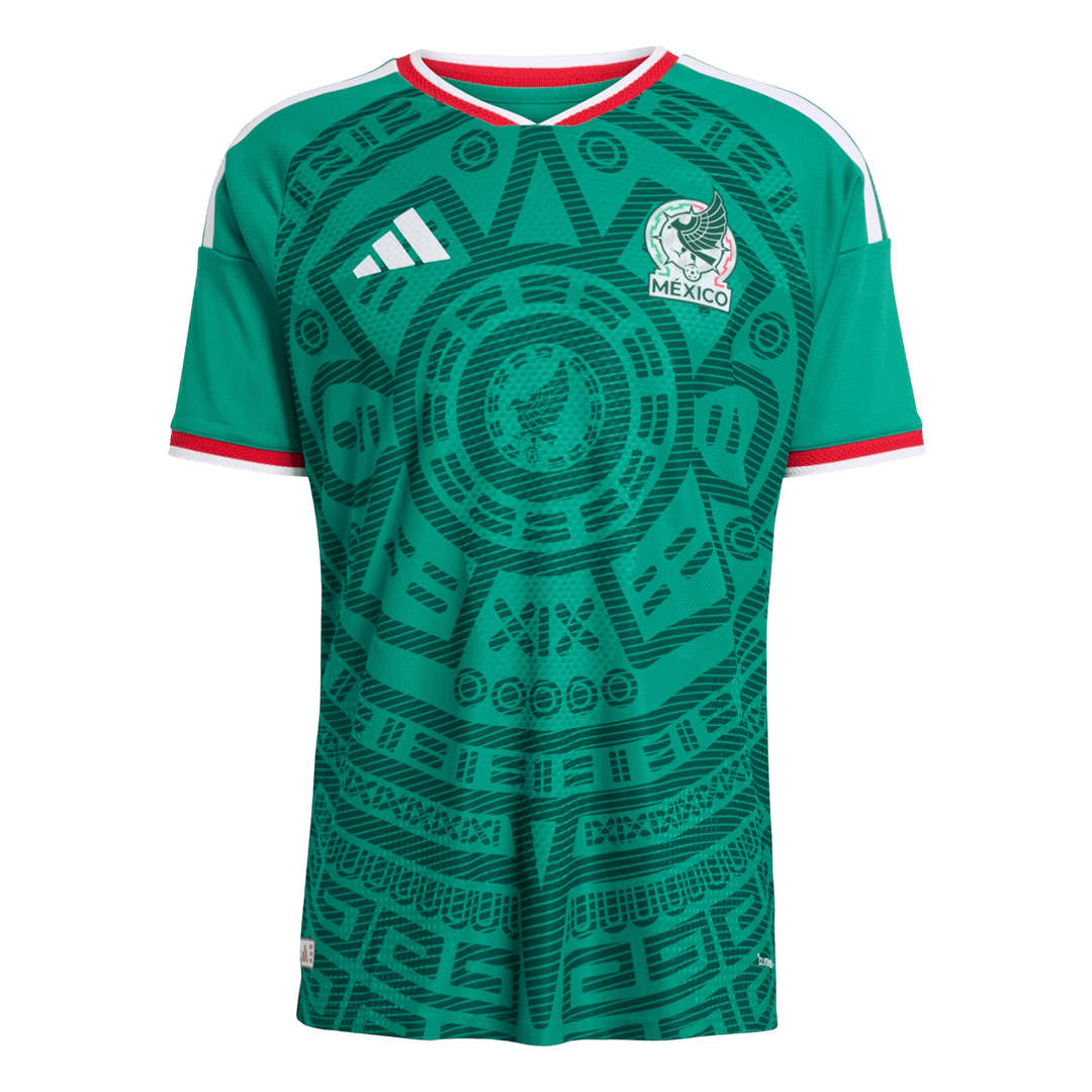 Vente Flash Mexique Domicile Maillot Coupe du Monde 2026 Vert Joueur