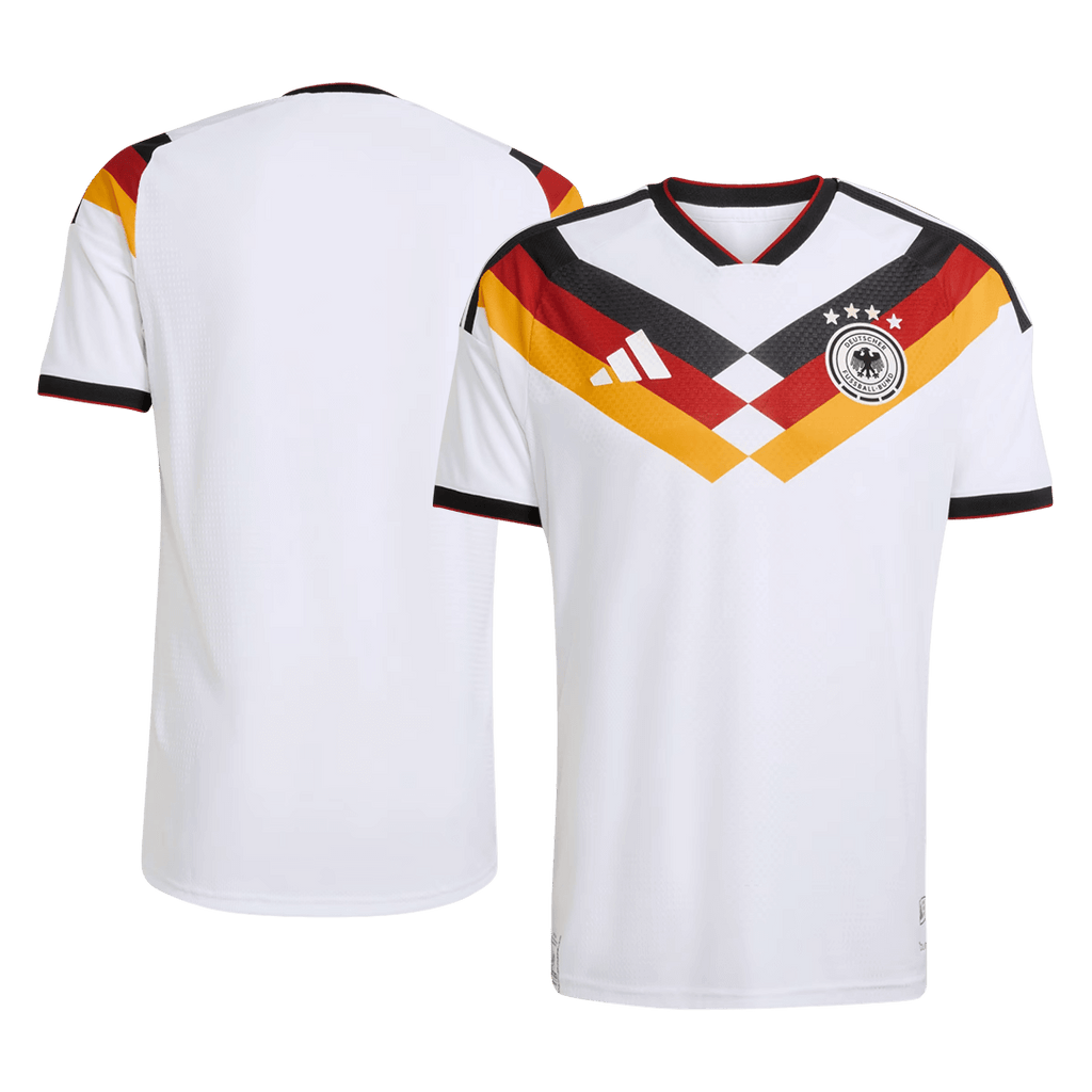 Allemagne Domicile Maillot Coupe du Monde 2026 Blanc Joueur Grande Taille
