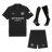Manchester City Extérieur Maillot Kit 2025/26 Noir