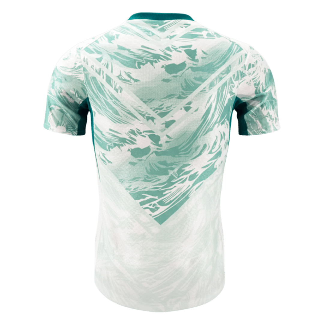 Portugal Extérieur Maillot Coupe du Monde 2026 White&Green Joueur Grande Taille