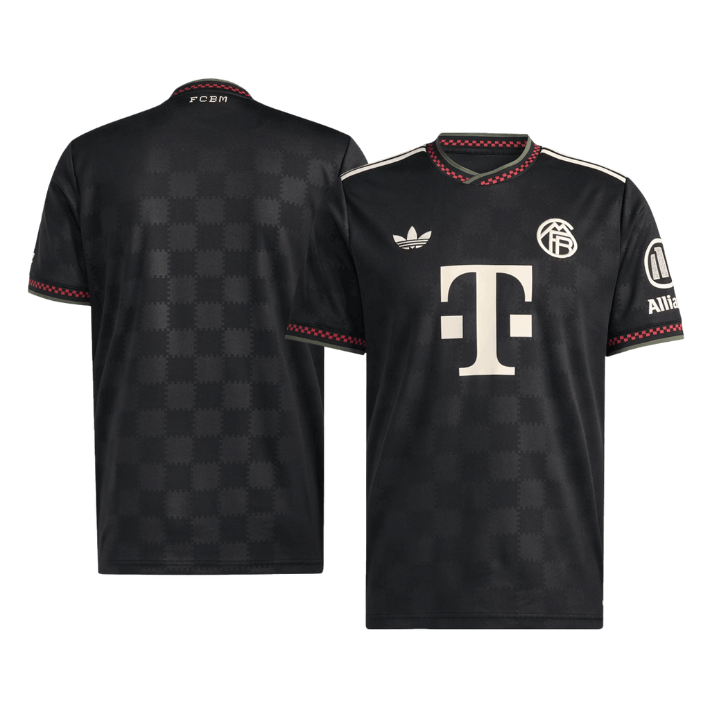 Munich Third Maillot 2025/26 Noir Grande Taille