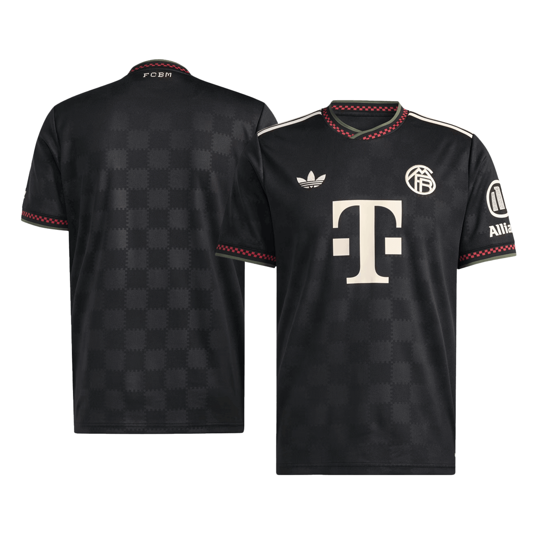 Munich Third Maillot 2025/26 Noir Grande Taille