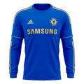 Retro Chelsea Domicile Maillot Manches Longues 2012/13 Bleu