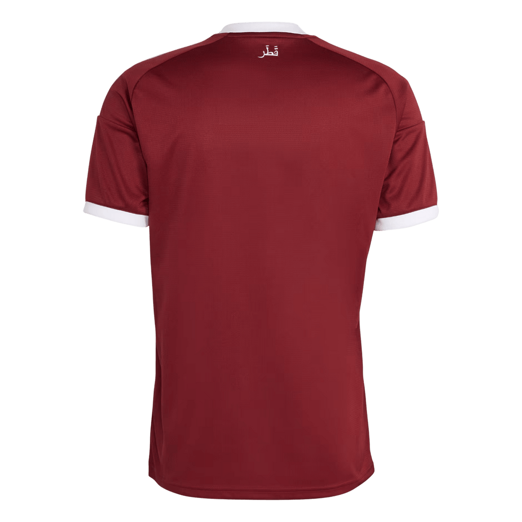 Qatar Domicile Maillot - Coupe du Monde 2026 Rouge Grande Taille