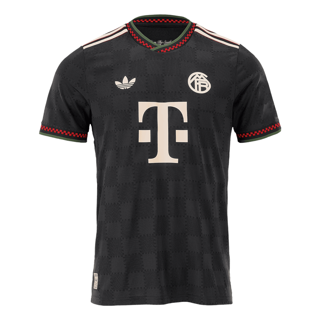 Munich Third Maillot 2025/26 Noir Joueur