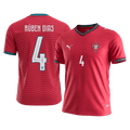 RÚBEN DIAS #4 Portugal Domicile Maillot - Coupe du Monde 2026 Rouge