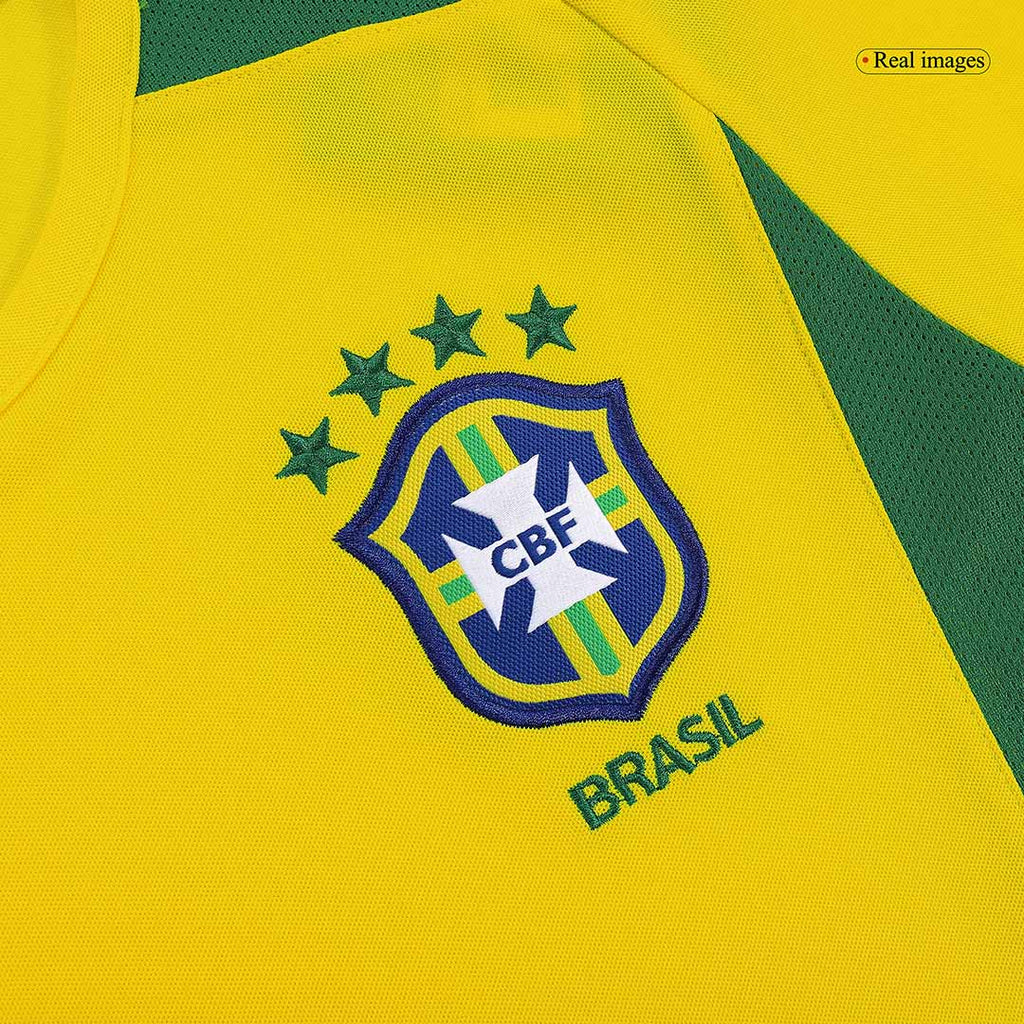 Retro Brésil Domicile Maillot 2002/03
