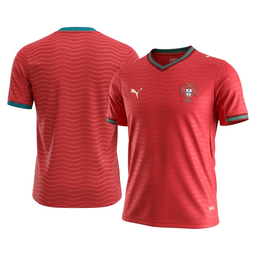 Portugal Domicile Maillot Coupe du Monde 2026 Rouge Grande Taille
