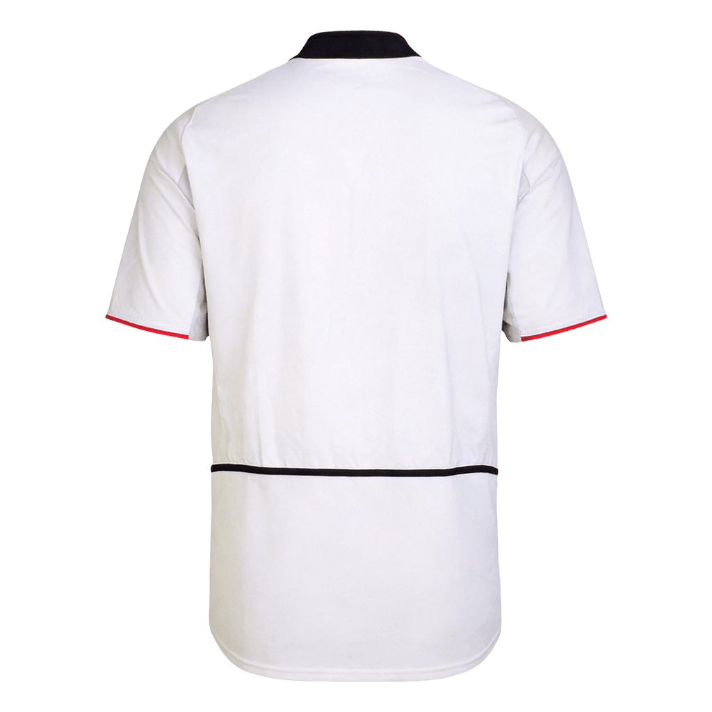 Retro Manchester United Extérieur Maillot 2002/03 Blanc
