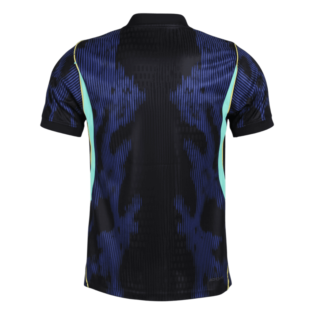 Brésil Extérieur Maillot - Coupe du Monde 2026 Bleu marine Joueur