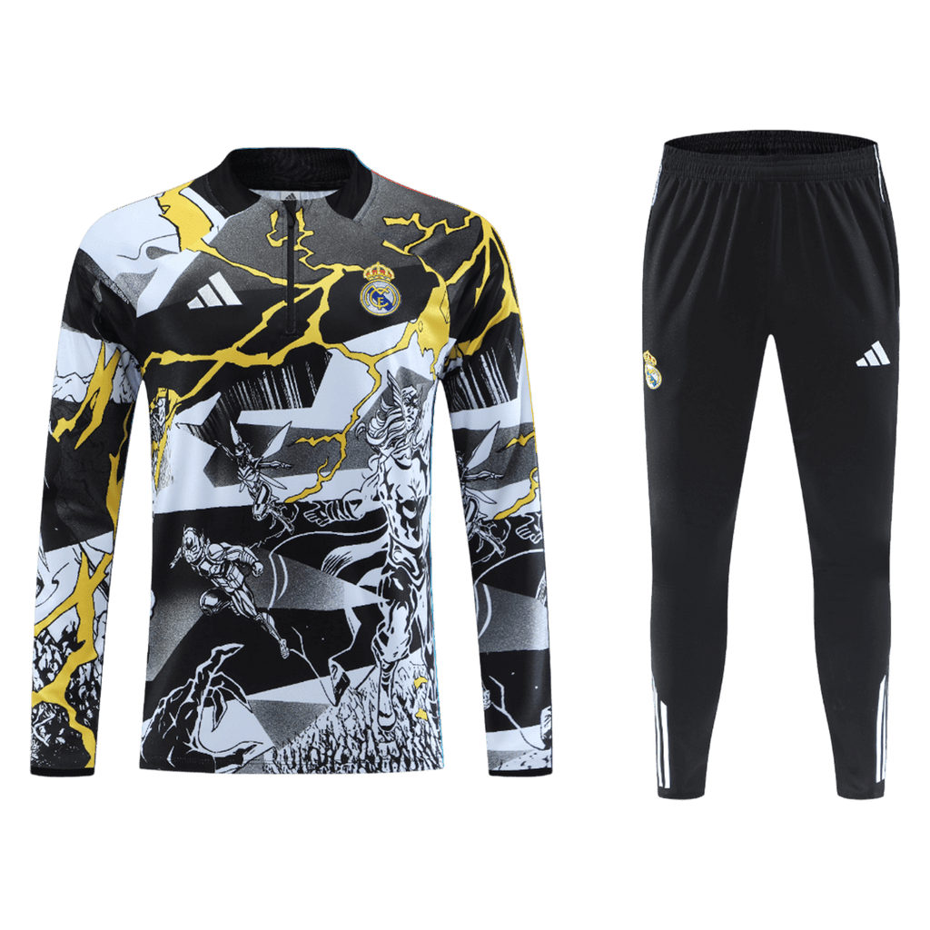 Vente Flash Real Madrid Sweatshirt Kit 2025/26 Enfant Noir