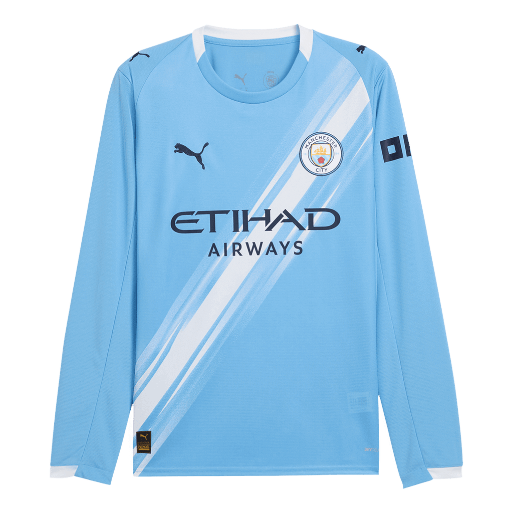 Manchester City Domicile Maillot Manches Longues 2025/26