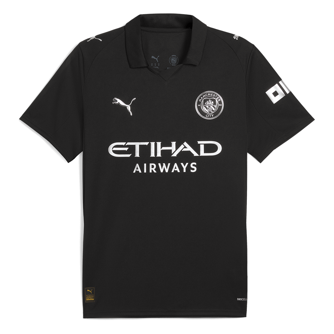 CHERKI #10 Manchester City Extérieur Maillot 2025/26 Noir