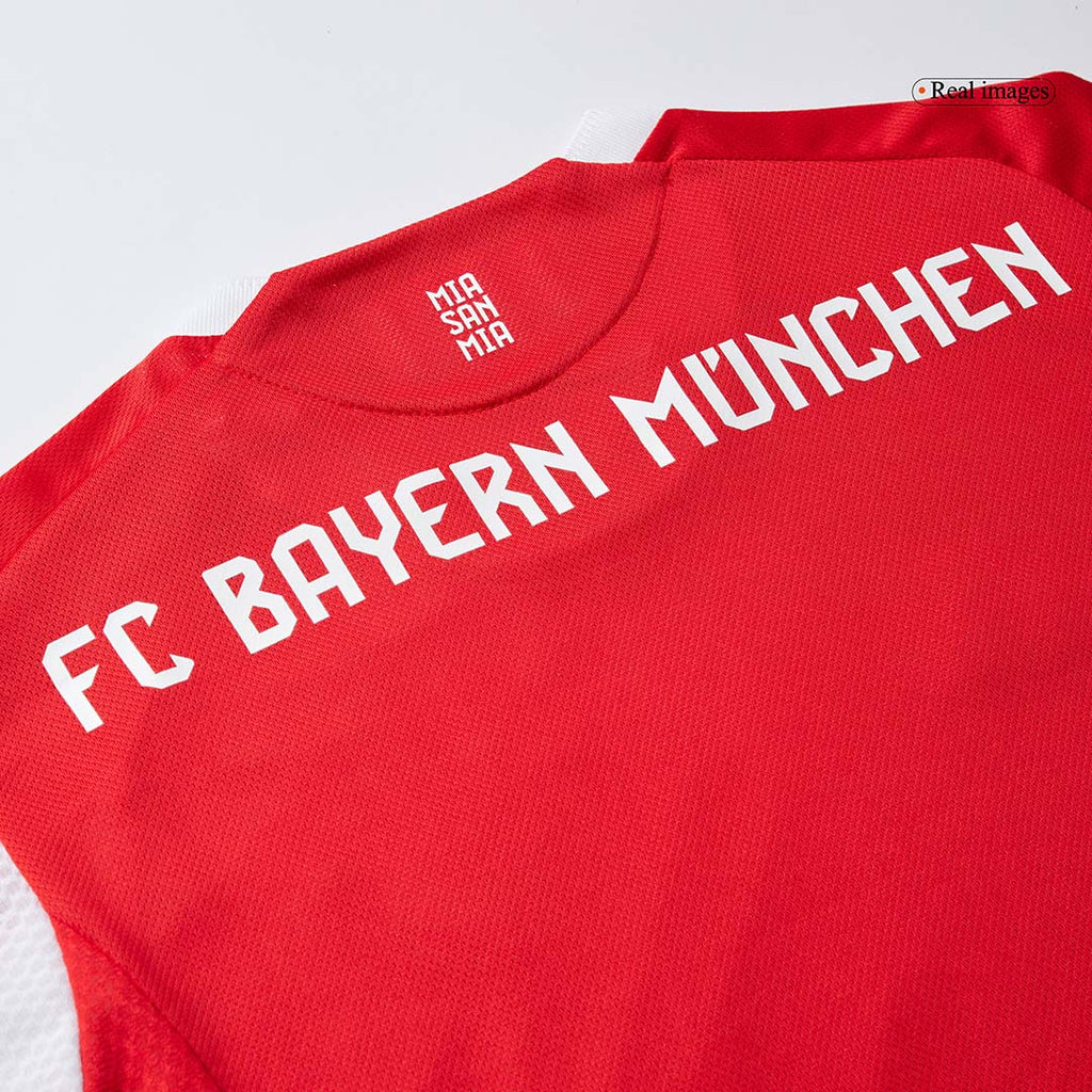 Munich Domicile Maillot 2025/26 Rouge Joueur Grande Taille