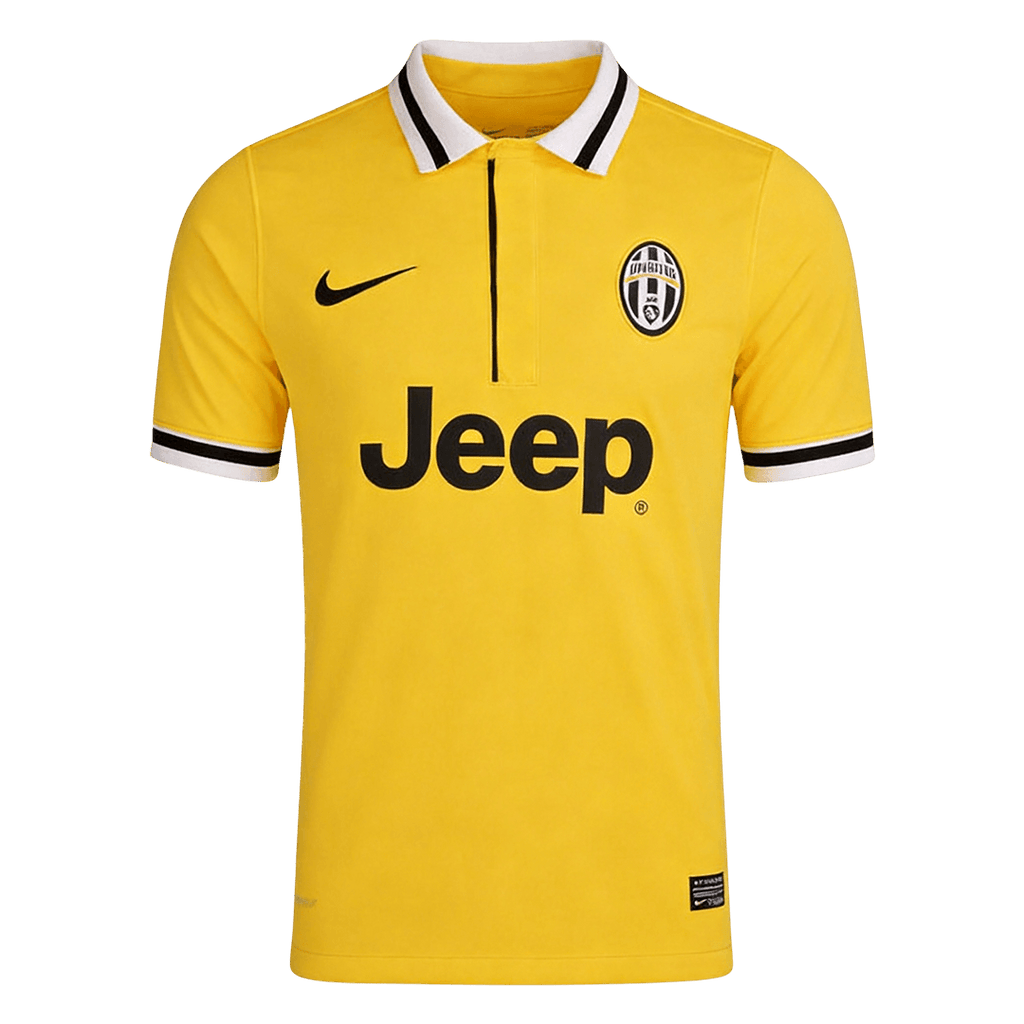 Retro PIRLO #21 Juventus Extérieur Maillot 2013/14 Jaune