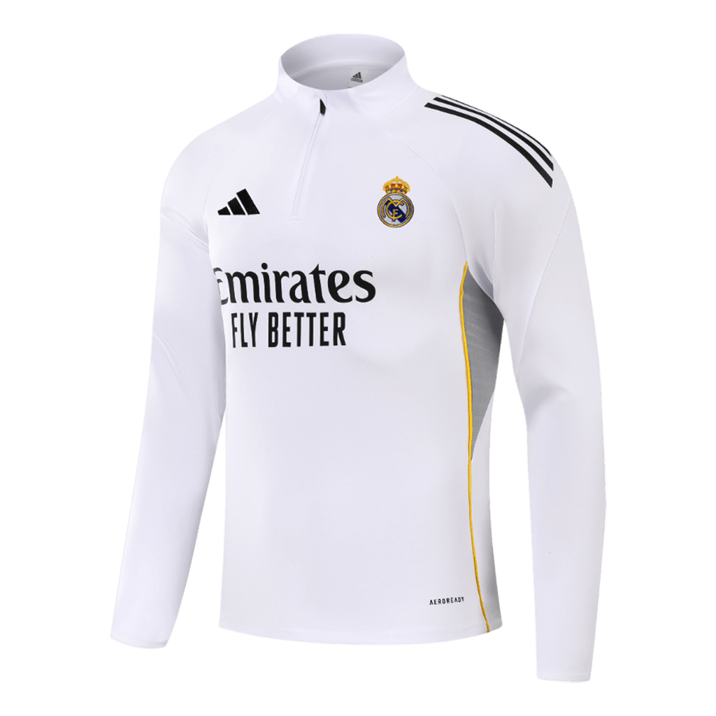 Real Madrid Sweatshirt Kit 2025/26 Enfant Blanc