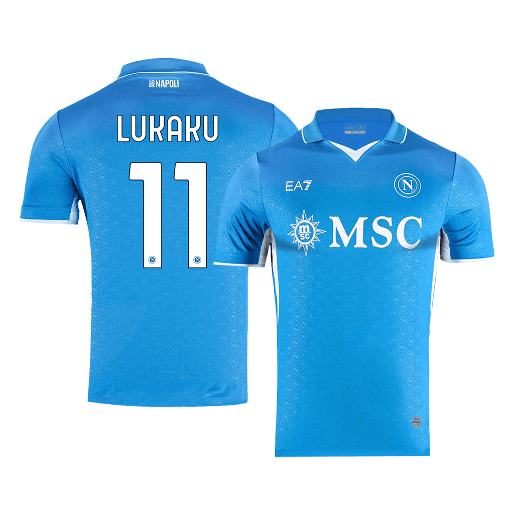 LUKAKU #11 Naples Domicile Maillot 2024/25 Authentique