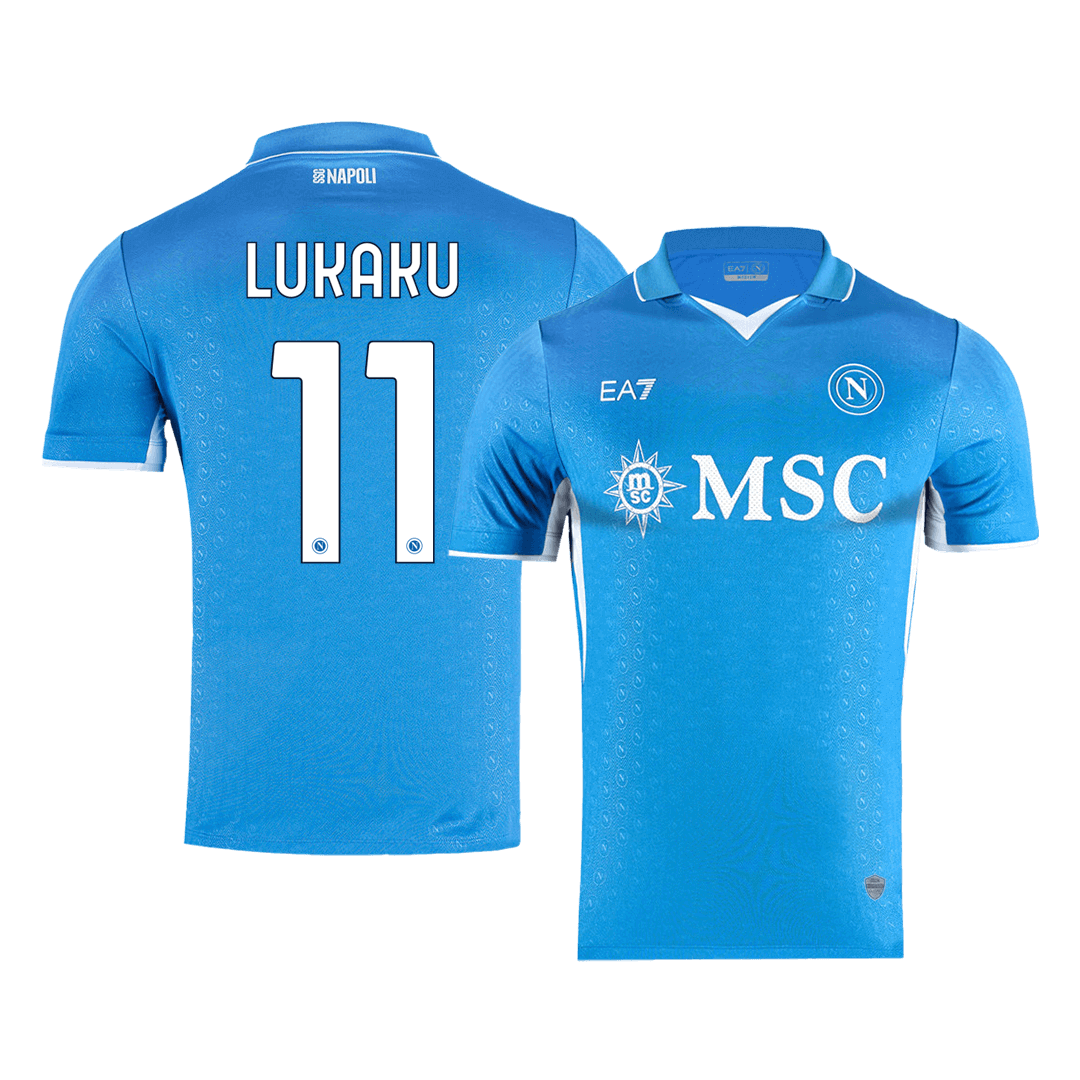 LUKAKU #11 Naples Domicile Maillot 2024/25 Authentique