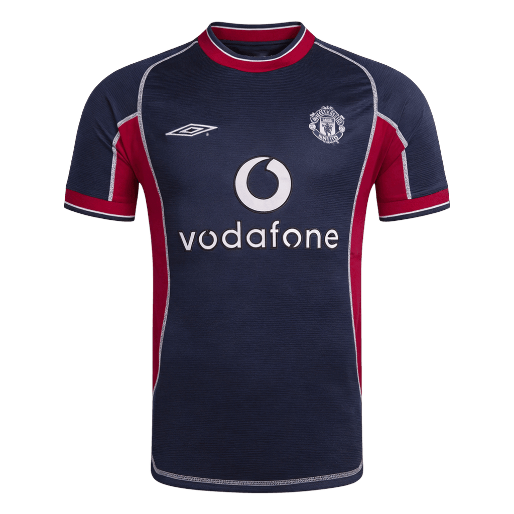 Retro Manchester United Third Maillot 2000/01 Bleu marine