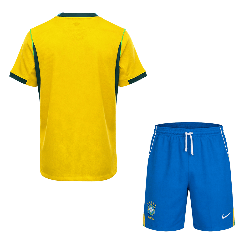 Brésil Domicile Maillot Kit - Coupe du Monde 2026 Jaune