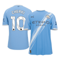 CHERKI #10 Manchester City Domicile Maillot 2025/26 Bleu - Super
