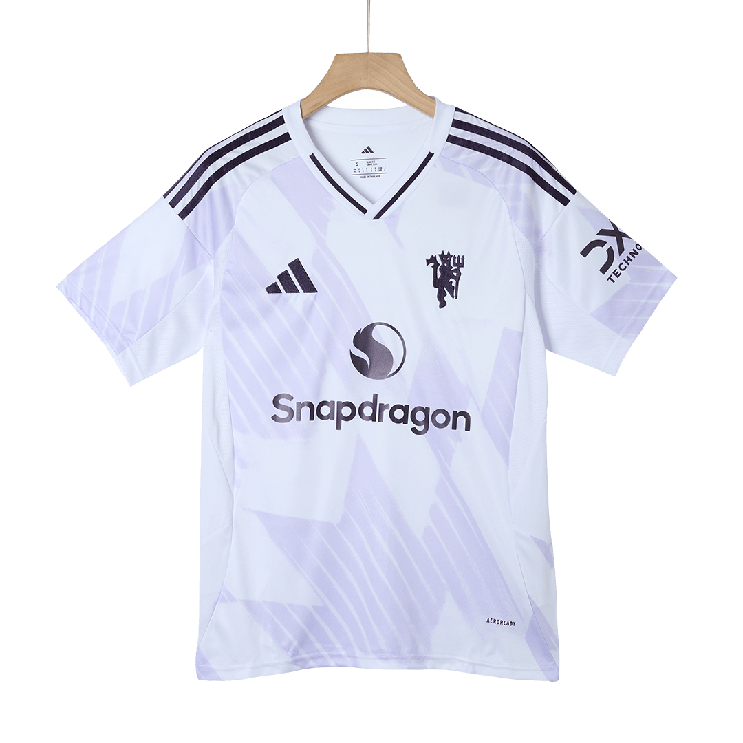 MOUNT #7 Manchester United Extérieur Maillot 2025/26 Blanc