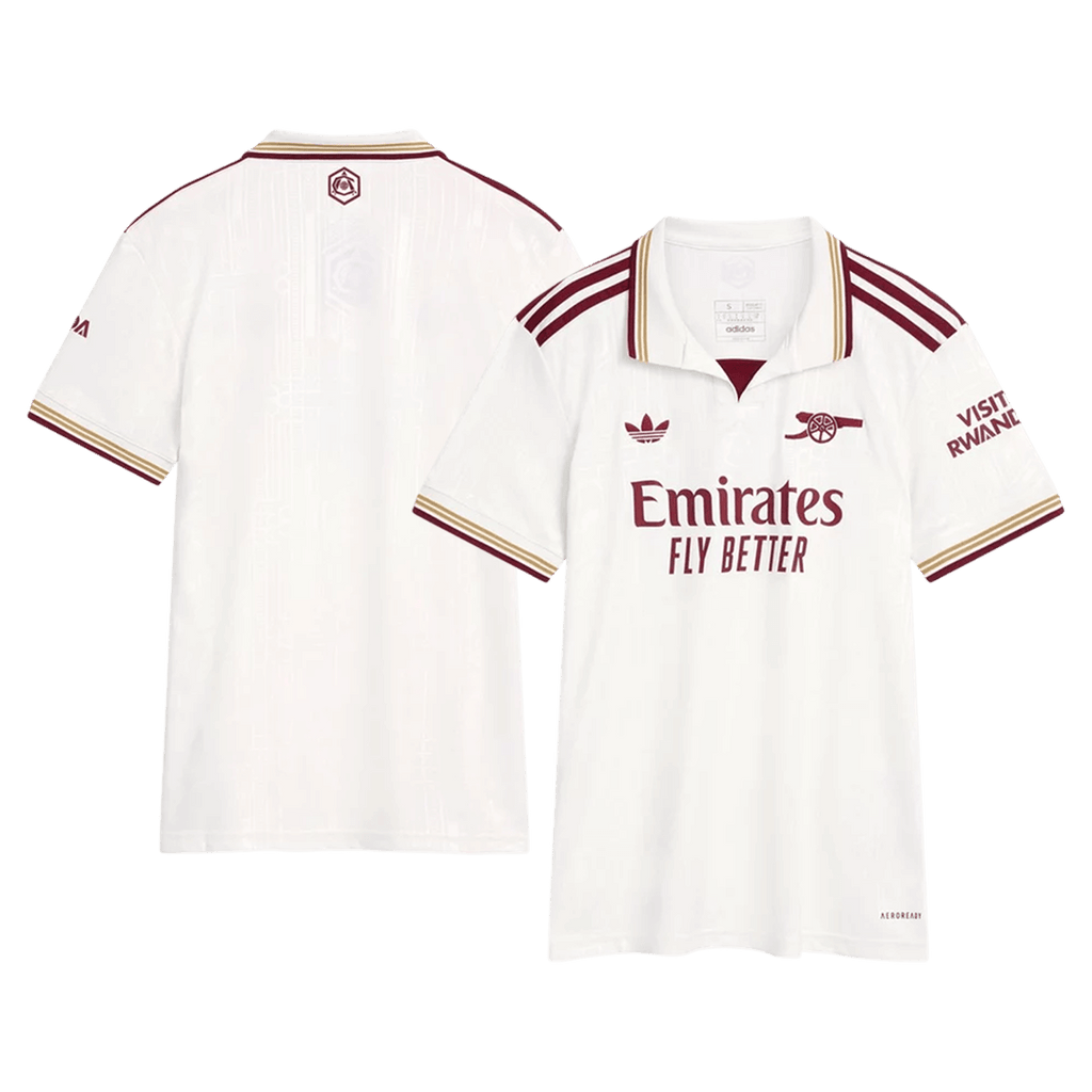 Femme Arsenal Third Maillot 2025/26 Blanc