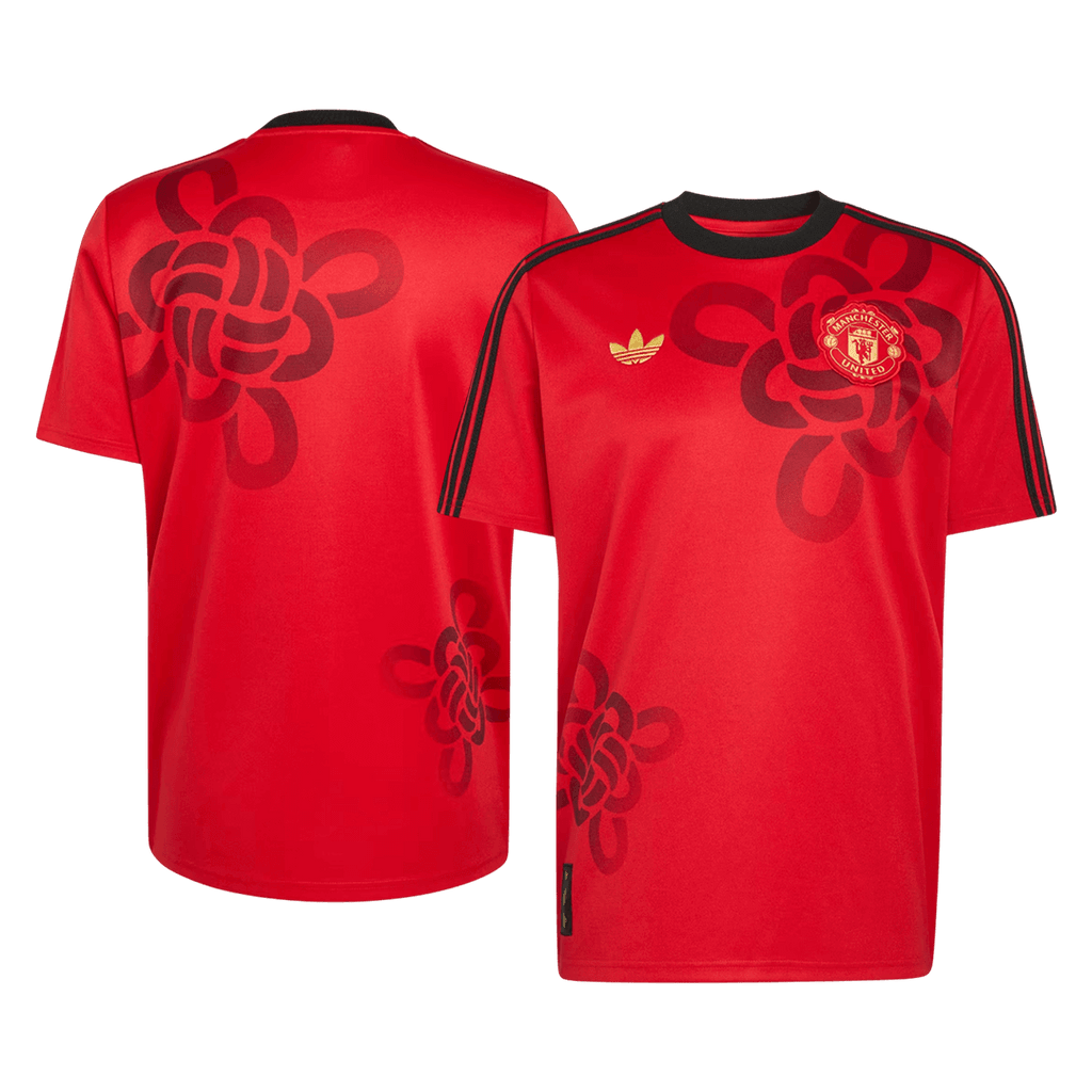 Manchester United Maillot 2025/26 Rouge Grande Taille