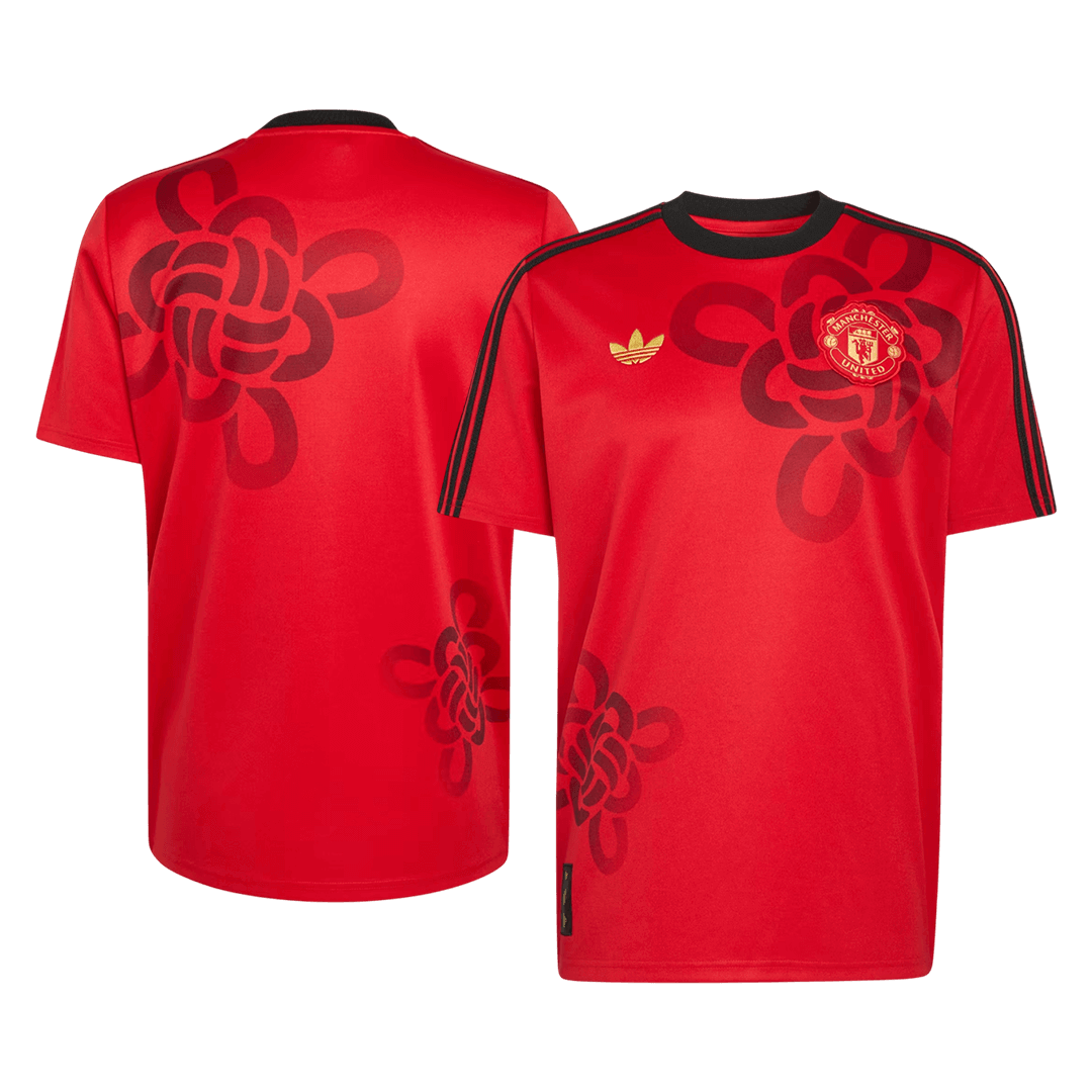 Manchester United Maillot 2025/26 Rouge Grande Taille