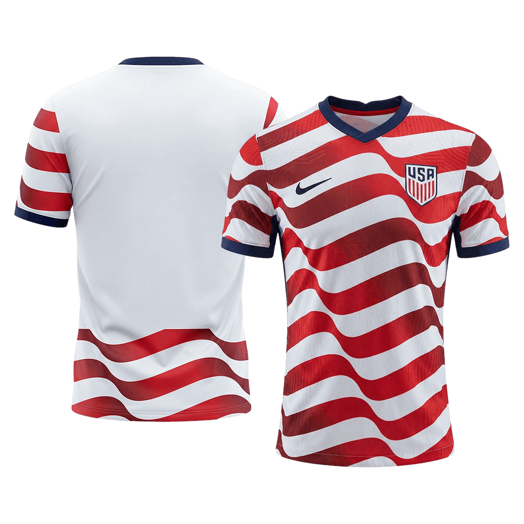 États-Unis Domicile Maillot - Coupe du Monde 2026 Rouge&Blanc