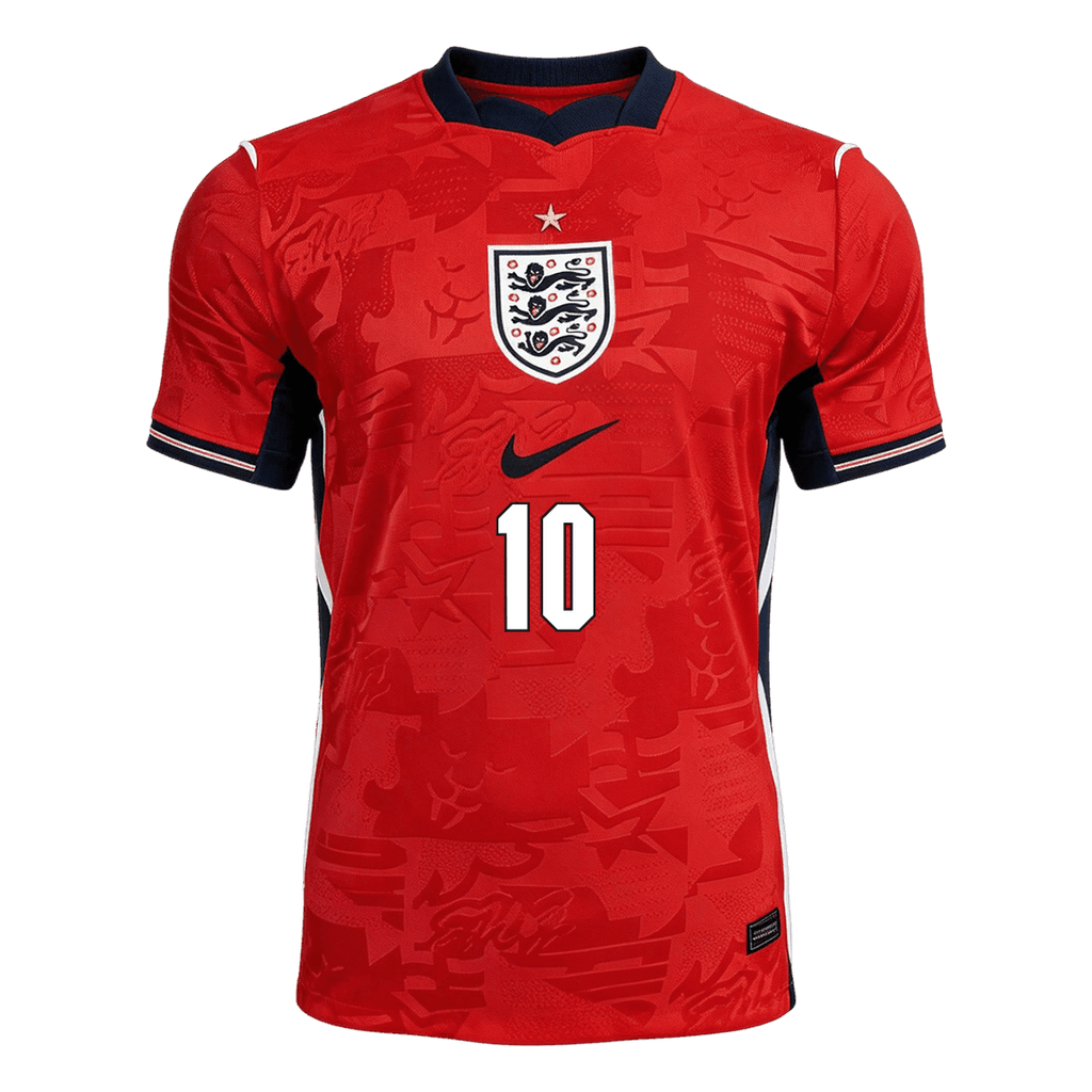 BELLINGHAM #10 Angleterre Extérieur Maillot - Coupe du Monde 2026 Rouge