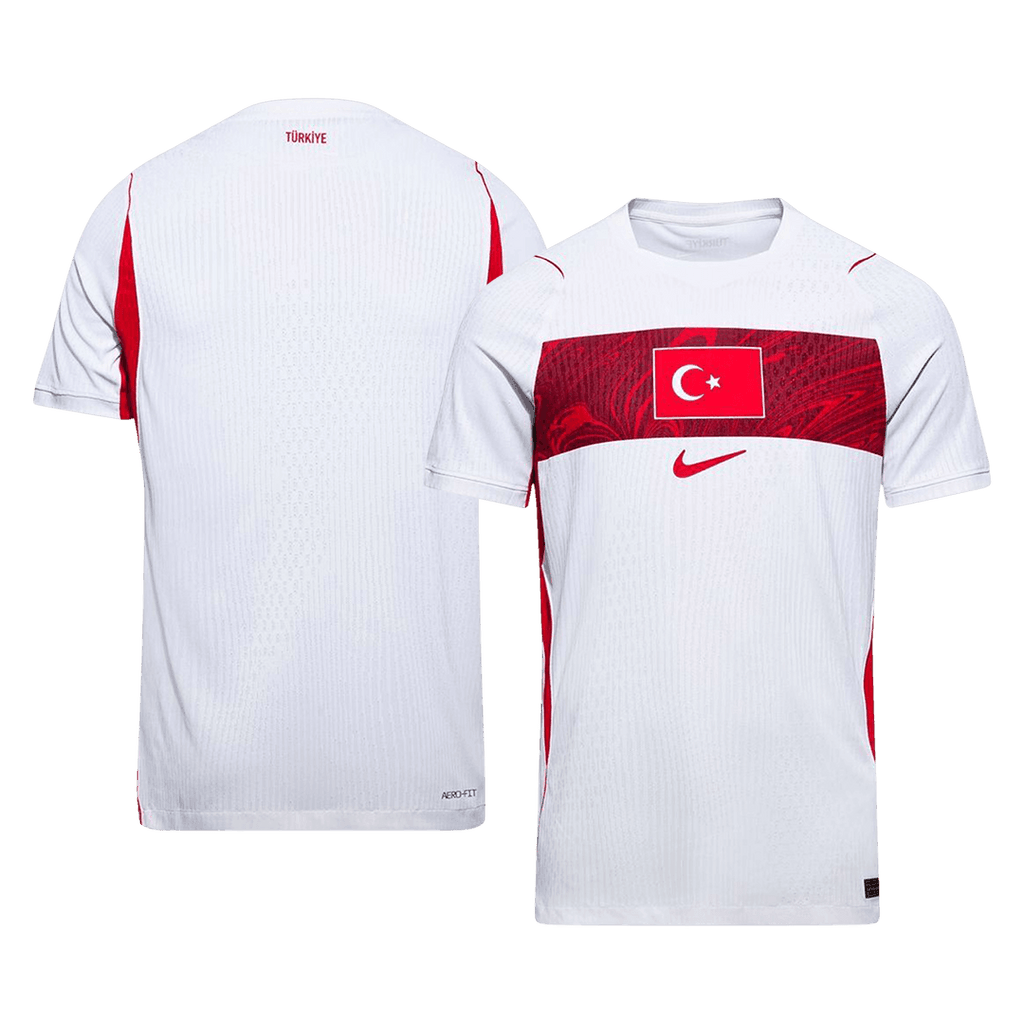 Turquie Extérieur Maillot - Coupe du Monde 2026 Blanc Joueur