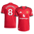 B.FERNANDES #8 Manchester United Domicile Maillot 2025/26 Authentique