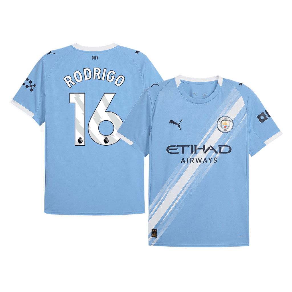RODRIGO #16 Manchester City Domicile Maillot 2025/26