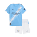 Manchester City Domicile Maillot Kit 2025/26 Enfant