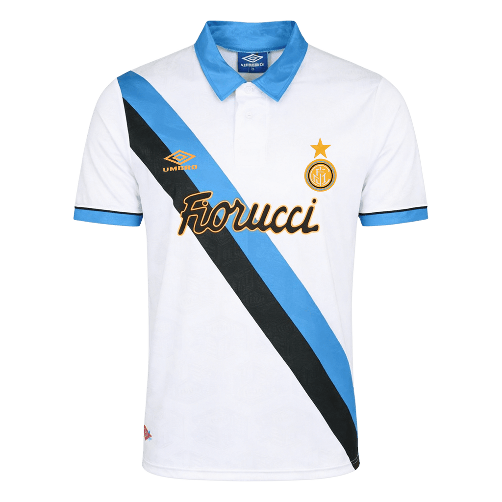 Retro Inter Milan Extérieur Maillot 1994/95 Blanc