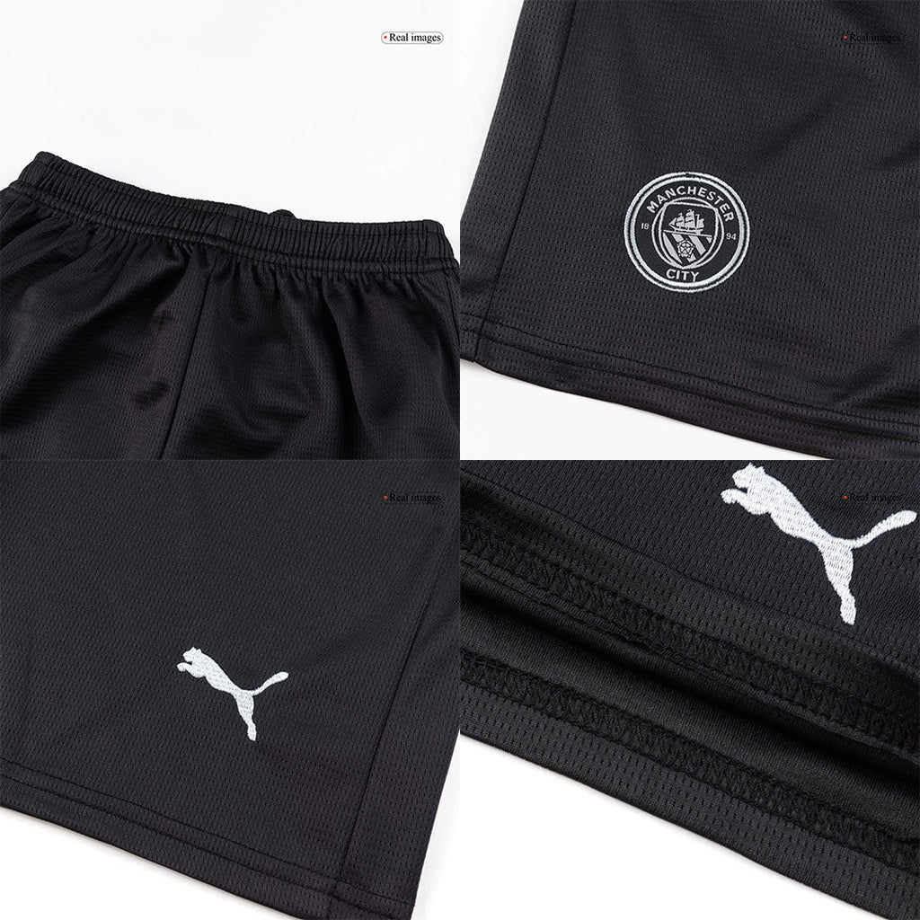 Vente Flash Manchester City Extérieur Maillot Kit 2025/26 Enfant Noir