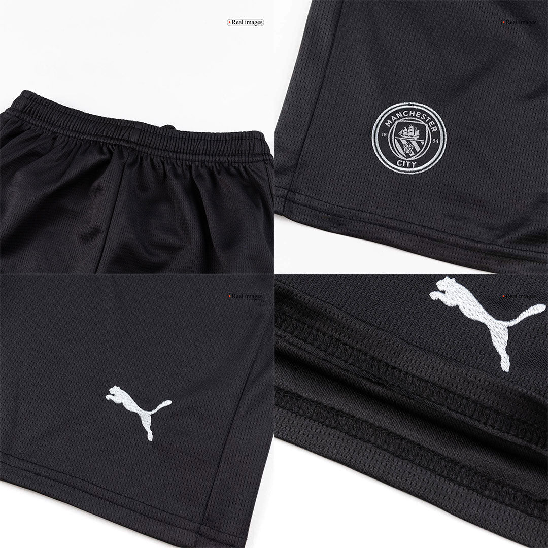 Vente Flash Manchester City Extérieur Maillot Kit 2025/26 Enfant Noir