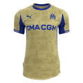 Olympique de Marseille Fourth Maillot 2025/26 Jaune Joueur Grande Taille